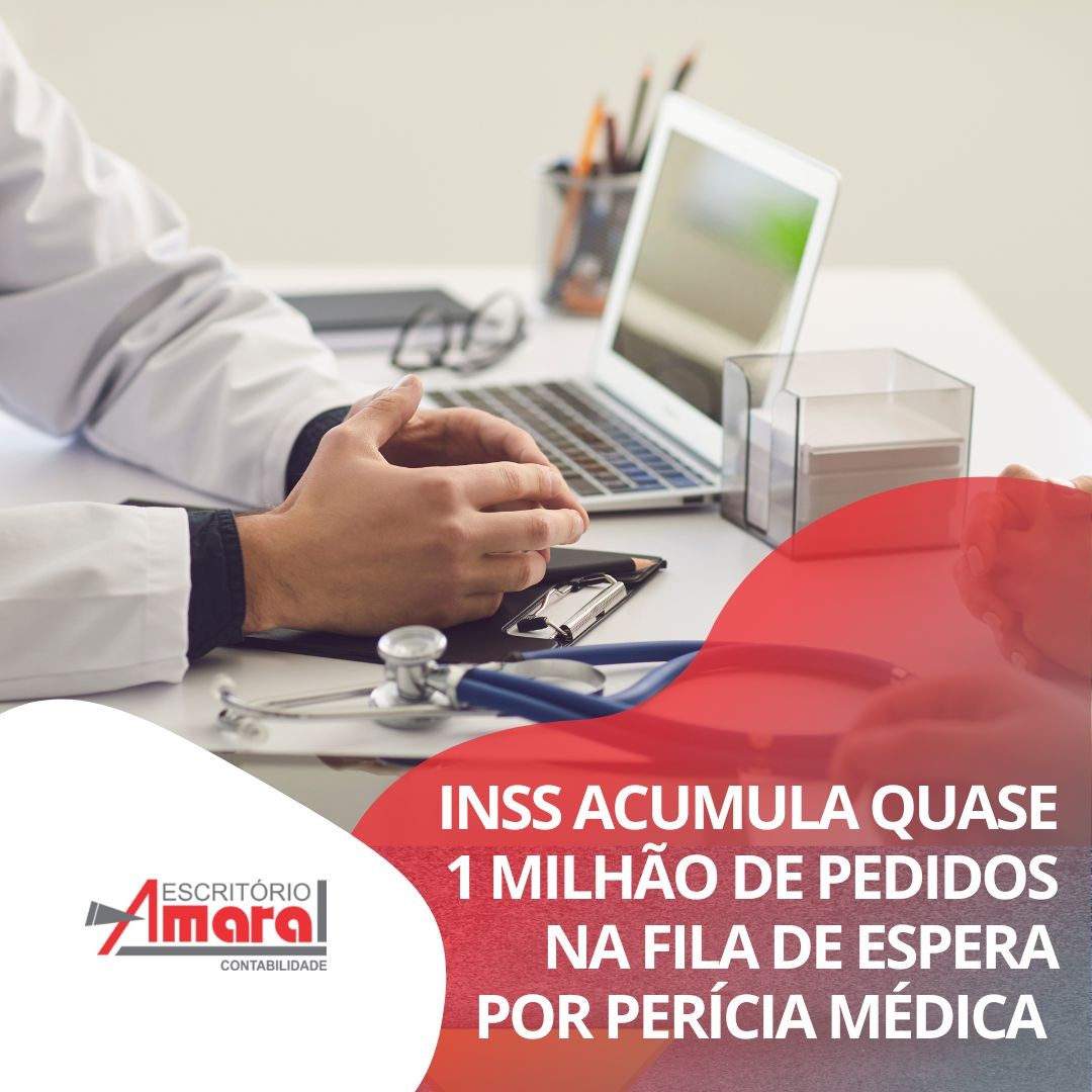 INSS acumula quase 1 milhão de pedidos na fila de espera por perícia médica