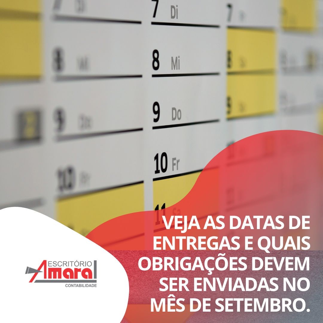Agenda tributária de setembro de 2023 com obrigações acessórias já está disponível