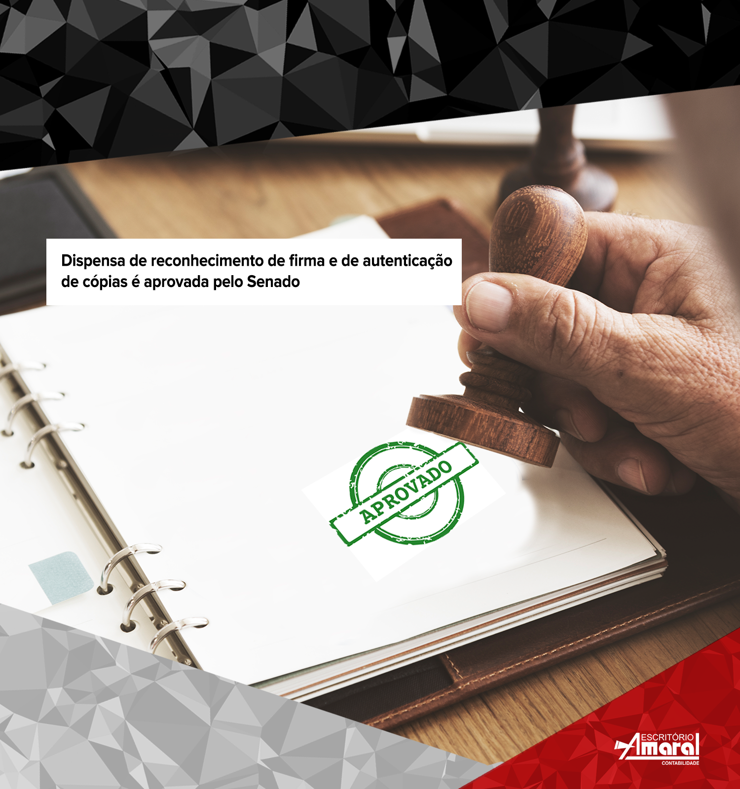 Dispensa de reconhecimento de firma e de autenticação de cópias é aprovada pelo Senado