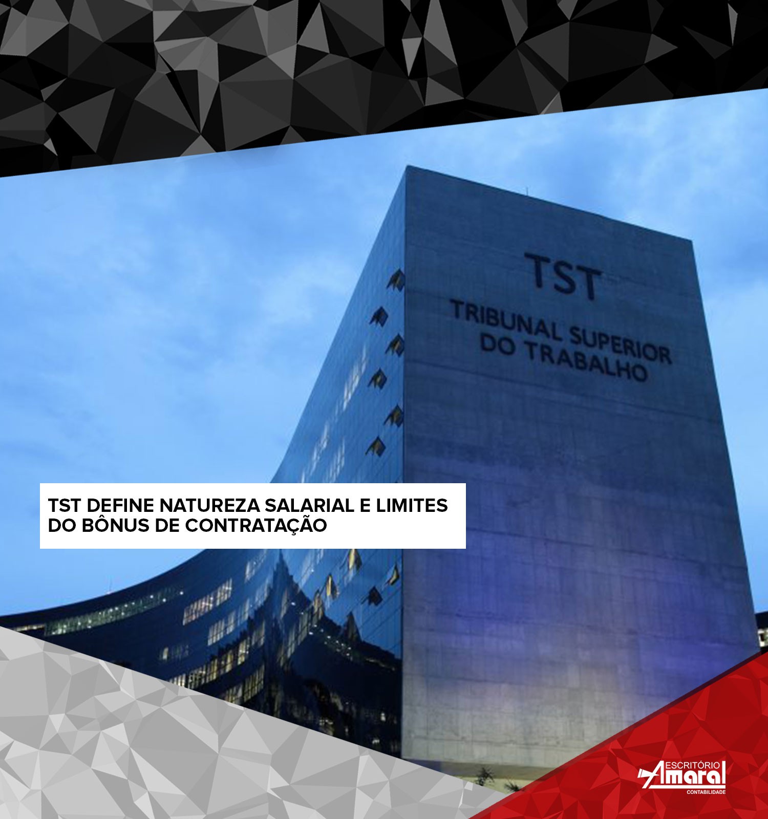 TST define natureza salarial e limites do bônus de contratação