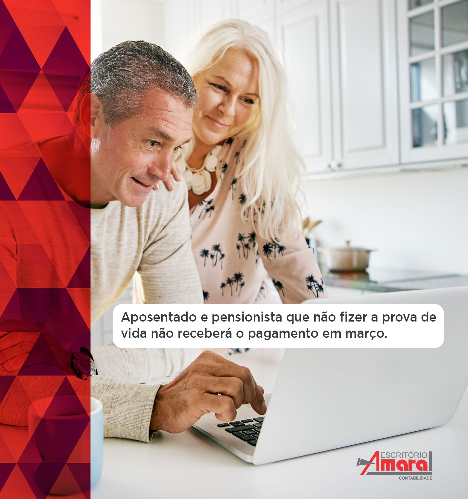 Aposentado e pensionista que não fizer a prova de vida não receberá o pagamento em março.