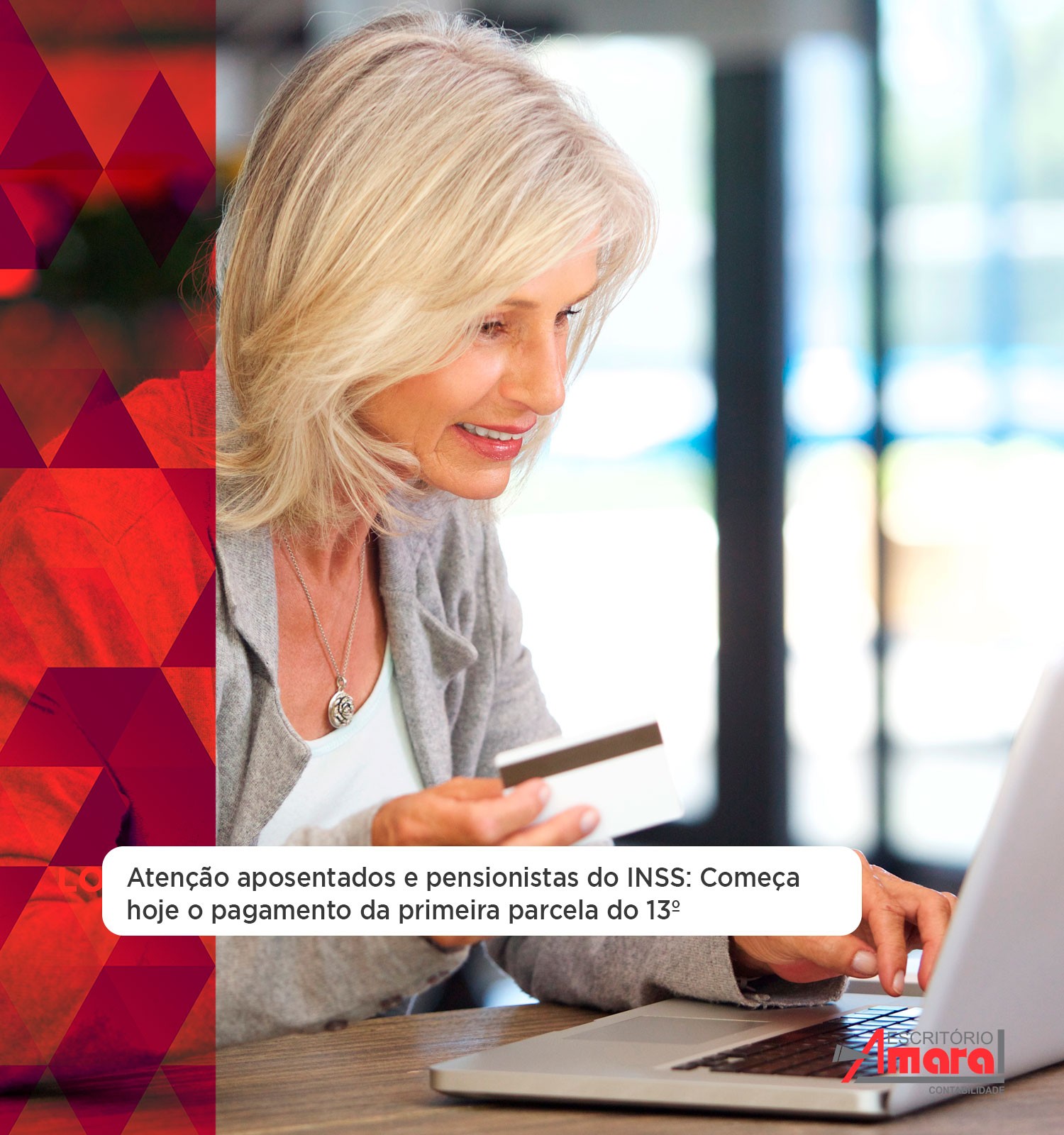 Atenção aposentados e pensionistas do INSS: Começa hoje o pagamento da primeira parcela do 13º