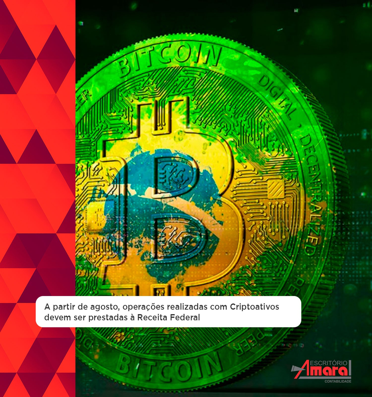A partir de agosto, operações realizadas com Criptoativos devem ser prestadas à Receita Federal
